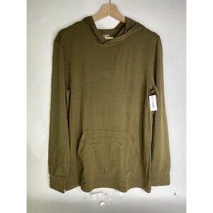 2xist Dream Lounge Hoodie Pullover Soft Sleepwear Dark Olive Green Mens Size S